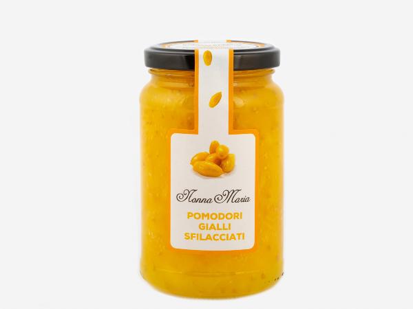 Pomodori gialli sfilacciati