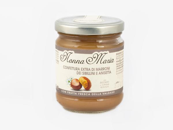 Confettura di marroni e anisetta rosati