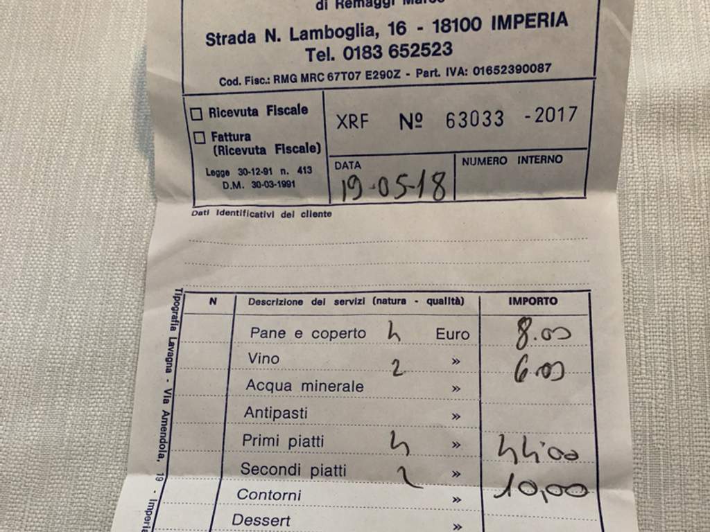 Restaurant Ristorante Lucio A Casetta Porto Maurizio