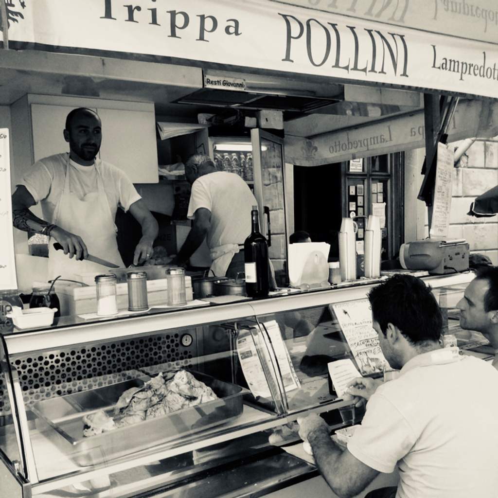 Fast Food Happy Hour & After-dinner Wine Bar Diner Sergio Pollini Lampredotto Florence