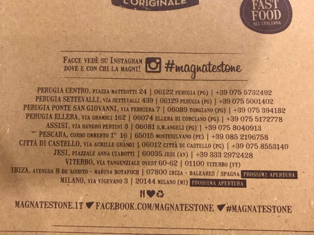 Fast Food Restaurant Testone Santa Maria degli Angeli