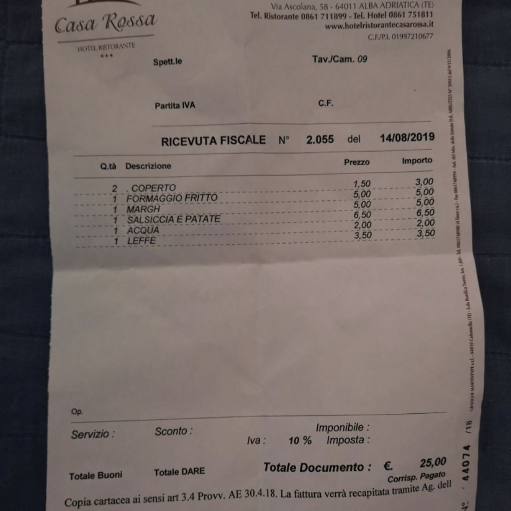 Restaurant Ristorante Casa Rossa Ricci